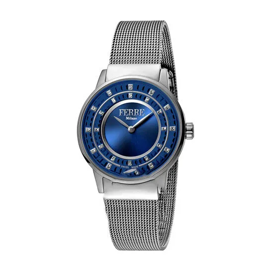 Watches JMS always Original Ferre Milano Quartz Blue Dial Ladies Watch FM1L102M0051 Watches JMS always Original Ferre Milano Quartz Blue Dial Ladies Watch FM1L102M0051