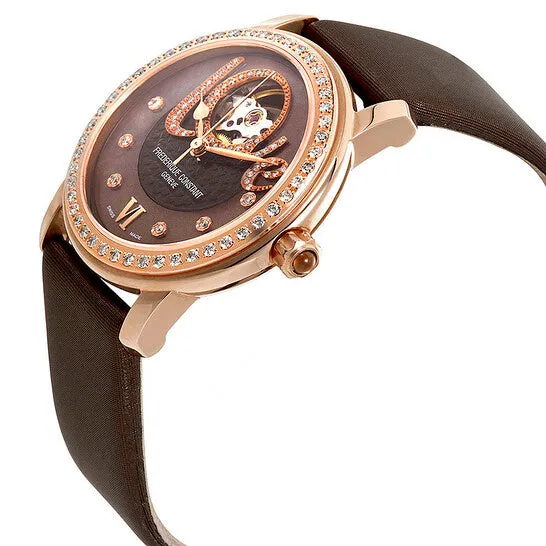 Watches JMS always Original Frederique Constant Automatic Brown Dial Leather Ladies Watch FC310CLHB2PD4 Watches JMS always Original Frederique Constant Automatic Brown Dial Leather Ladies Watch FC310CLHB2PD4