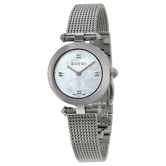Watches JMS always Original Gucci Diamantissima Mother of Pearl Dial Ladies Watch YA141504 Watches JMS always Original Gucci Diamantissima Mother of Pearl Dial Ladies Watch YA141504