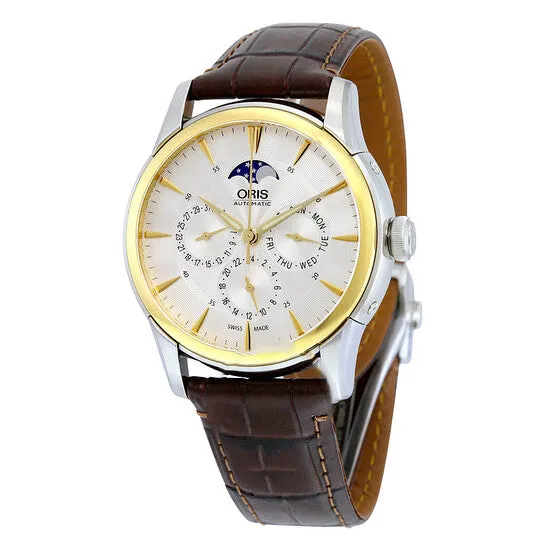 Watches JMS always Original Oris Artelier Complication Automatic Silver Dial Brown Leather Mens Watch 78177034351LS Watches JMS always Original Oris Artelier Complication Automatic Silver Dial Brown Leather Mens Watch 78177034351LS