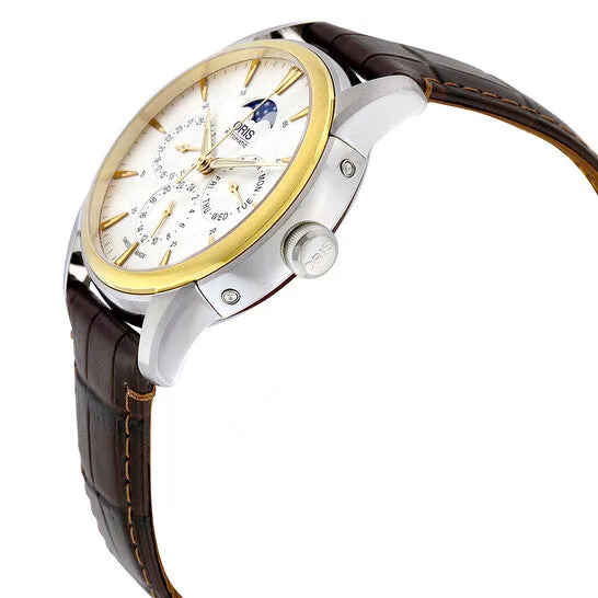Watches JMS always Original Oris Artelier Complication Automatic Silver Dial Brown Leather Mens Watch 78177034351LS Watches JMS always Original Oris Artelier Complication Automatic Silver Dial Brown Leather Mens Watch 78177034351LS