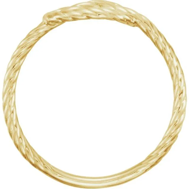 14K Yellow Rope Knot Ring TreasureFineJewelers Rings