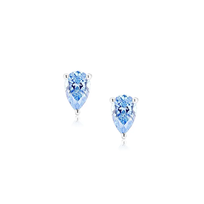 Ema Jewels Earrings Aletheia Sapphire Sterling Silver Earrings