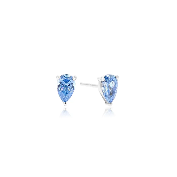 Ema Jewels Earrings Aletheia Sapphire Sterling Silver Earrings