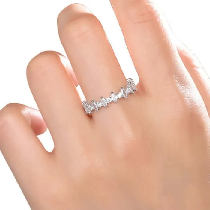Gorgeous Marquise Cut Highs And Lows Ring Trendolla Jewelry Rings