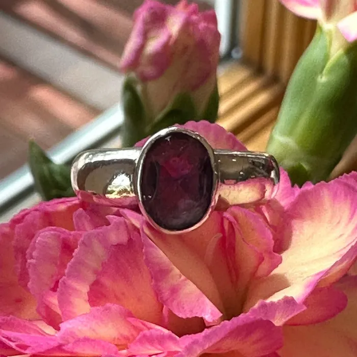 ONeills Estate Jewelry Rings Sterling Silver Amethyst Ring 55501262