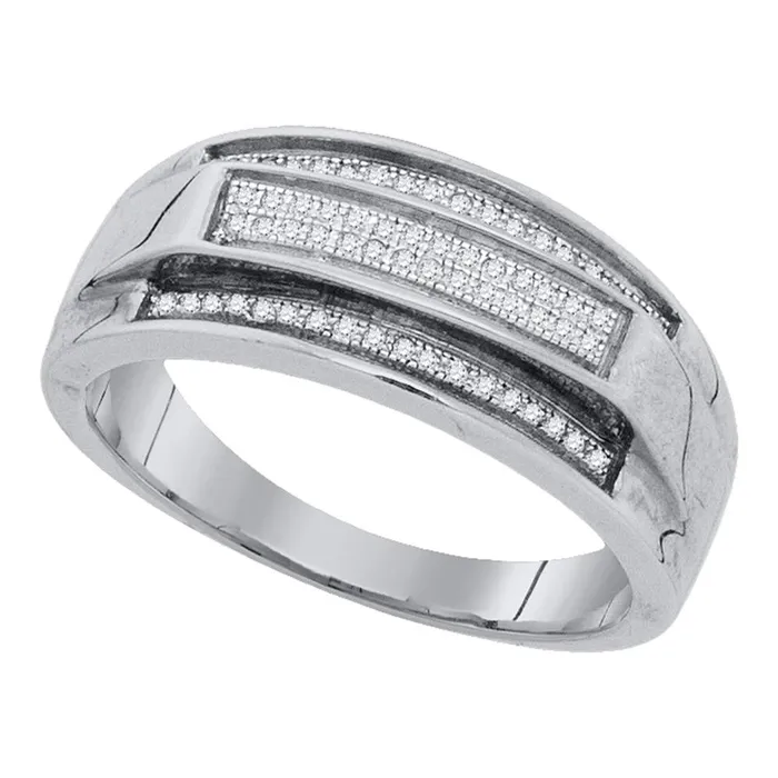 Rings sterling silver mens round pave set diamond elevated band ring 15 cttw63599 North Arrow Shop Rings sterling silver mens round pave set diamond elevated band ring 15 cttw63599 North Arrow Shop