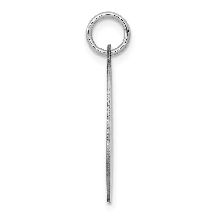 Rings TreasureFineJewelers Sterling Silver Rhodiumplated Yorkshire Terrier Disc Charm