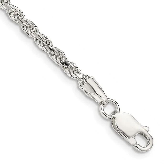 Sterling Silver 275mm Diamondcut Rope Chain TreasureFineJewelers Rings