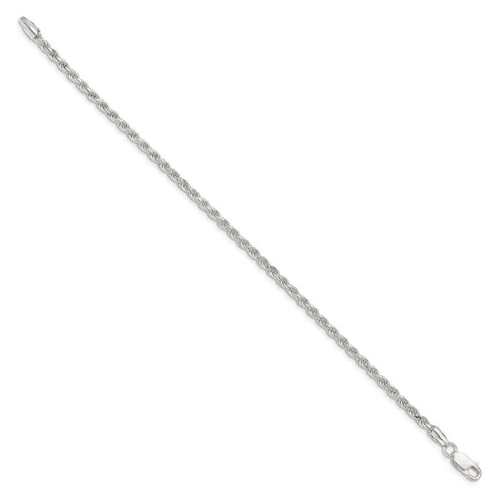 Sterling Silver 275mm Diamondcut Rope Chain TreasureFineJewelers Rings