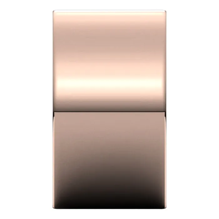 TreasureFineJewelers Rings 10K Rose Gold 12 mm flat comfort fit Wedding Band