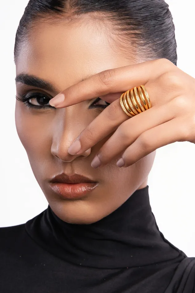 Curio Cottage Nova Lined Cuff Ring Rings