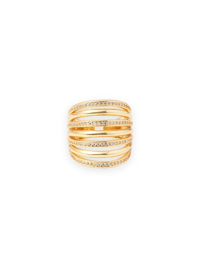 Curio Cottage Nova Lined Cuff Ring Rings Curio Cottage Nova Lined Cuff Ring Rings