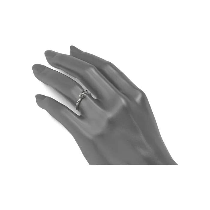 MyUniqueRing Rings Panda Engagement Ring Panda Ring White Gold Panda