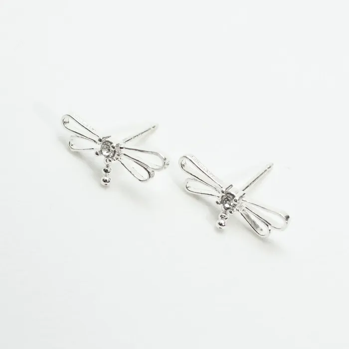 Rings Silver Lotus Silver Dragonfly Studs