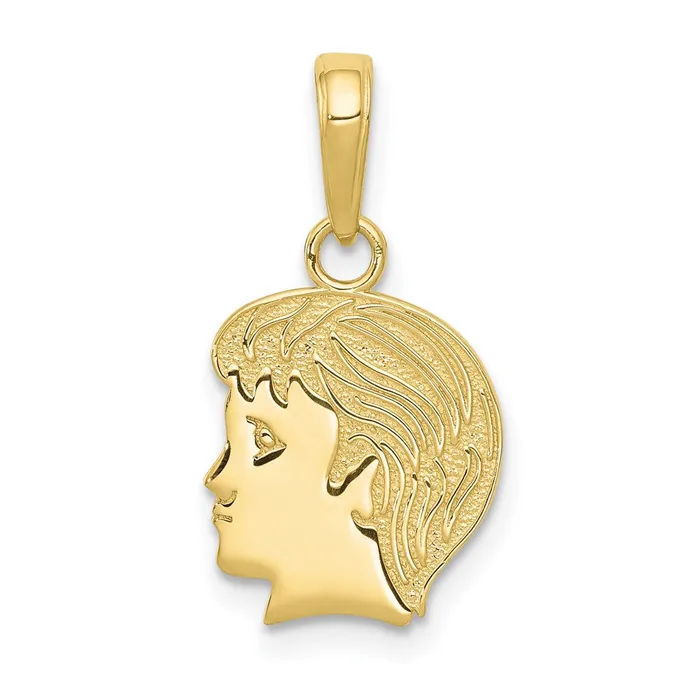 10k boy charmWBC10K4752 WB Choice Jewelry Charm Necklaces