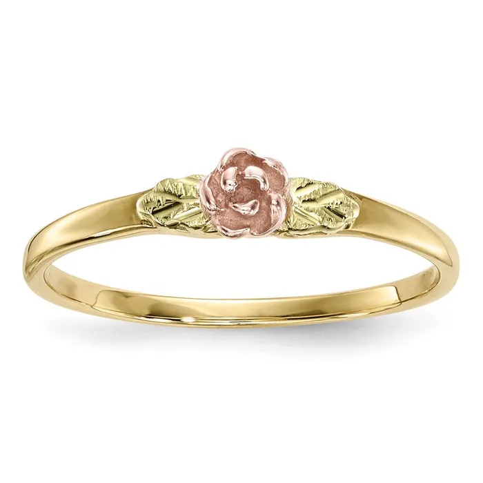 10k TriColor Black Hills Gold Rose RingWBC10BH712 WB Choice Jewelry Rings 10k TriColor Black Hills Gold Rose RingWBC10BH712 WB Choice Jewelry Rings