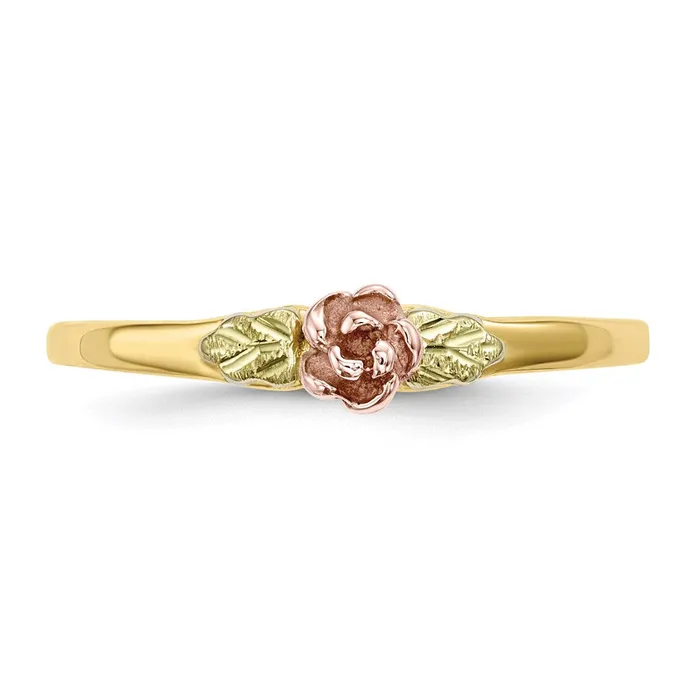 10k TriColor Black Hills Gold Rose RingWBC10BH712 WB Choice Jewelry Rings 10k TriColor Black Hills Gold Rose RingWBC10BH712 WB Choice Jewelry Rings