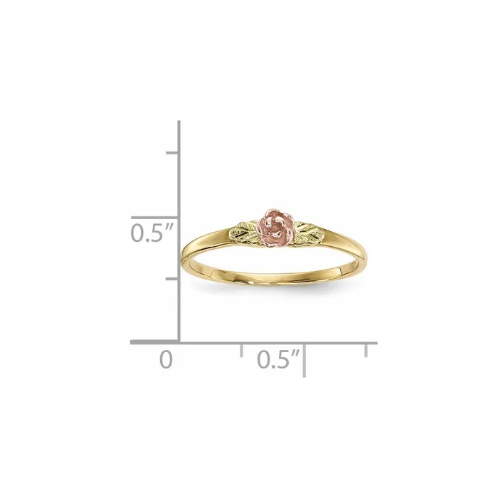 10k TriColor Black Hills Gold Rose RingWBC10BH712 WB Choice Jewelry Rings 10k TriColor Black Hills Gold Rose RingWBC10BH712 WB Choice Jewelry Rings