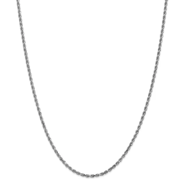 10k White Gold 225mm Diamondcut Rope ChainWBC10K018W24 WB Choice Jewelry Rings 10k White Gold 225mm Diamondcut Rope ChainWBC10K018W24 WB Choice Jewelry Rings