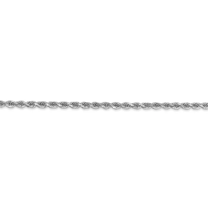 10k White Gold 225mm Diamondcut Rope ChainWBC10K018W24 WB Choice Jewelry Rings 10k White Gold 225mm Diamondcut Rope ChainWBC10K018W24 WB Choice Jewelry Rings