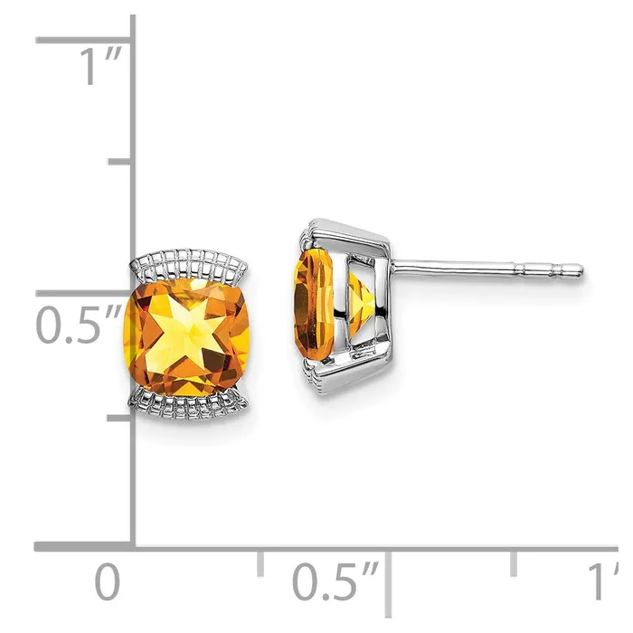 14k White Gold Citrine Post EarringsWBCEM7080CIW WB Choice Jewelry Earrings 14k White Gold Citrine Post EarringsWBCEM7080CIW WB Choice Jewelry Earrings