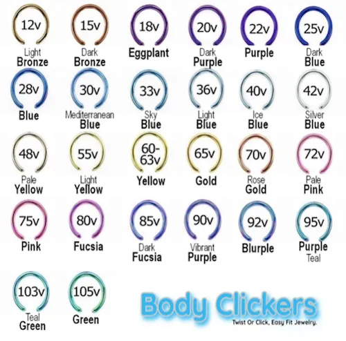 Charm Necklaces Body Clickers Pastel Opal 5Cluster 14g 16g 18g Charm Necklaces Body Clickers Pastel Opal 5Cluster 14g 16g 18g