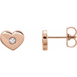 Earrings WB Choice Jewelry 14K Yellow Chatham LabCreated Blue Sapphire Heart Earrings 86336660PSTWBC Earrings WB Choice Jewelry 14K Yellow Chatham LabCreated Blue Sapphire Heart Earrings 86336660PSTWBC