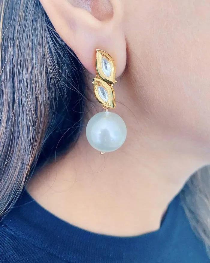 Raga Pearl Drop Earrings PRERTO ECOMMERCE PRIVATE LIMITED Earrings