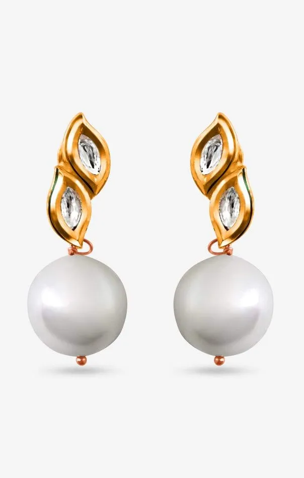 Raga Pearl Drop Earrings PRERTO ECOMMERCE PRIVATE LIMITED Earrings
