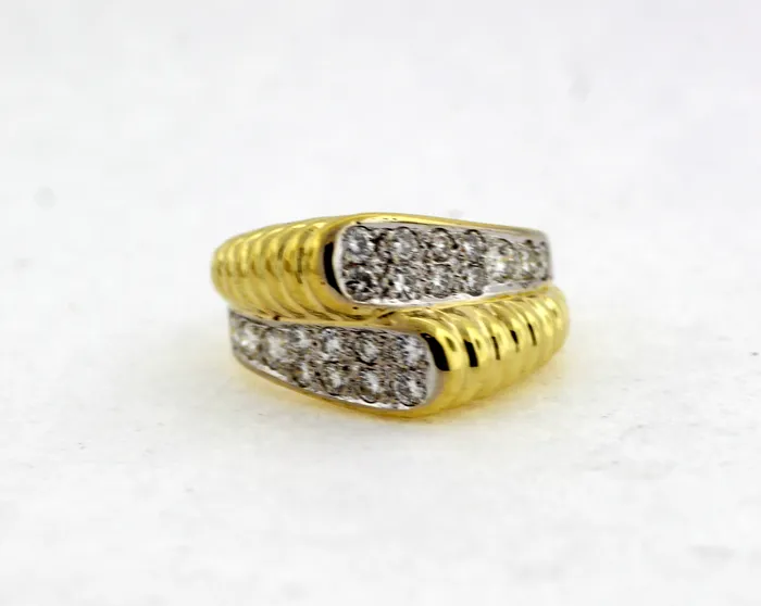 Rings ESTATE 18KY 85 CTTW DIAMOND FASHION RING FULLERS PURCHASE FROM PUBLIC Rings ESTATE 18KY 85 CTTW DIAMOND FASHION RING FULLERS PURCHASE FROM PUBLIC