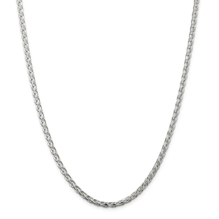 Rings WB Choice Jewelry Sterling Silver 35mm Diamondcut Round Spiga ChainWBCQSR10028 Rings WB Choice Jewelry Sterling Silver 35mm Diamondcut Round Spiga ChainWBCQSR10028