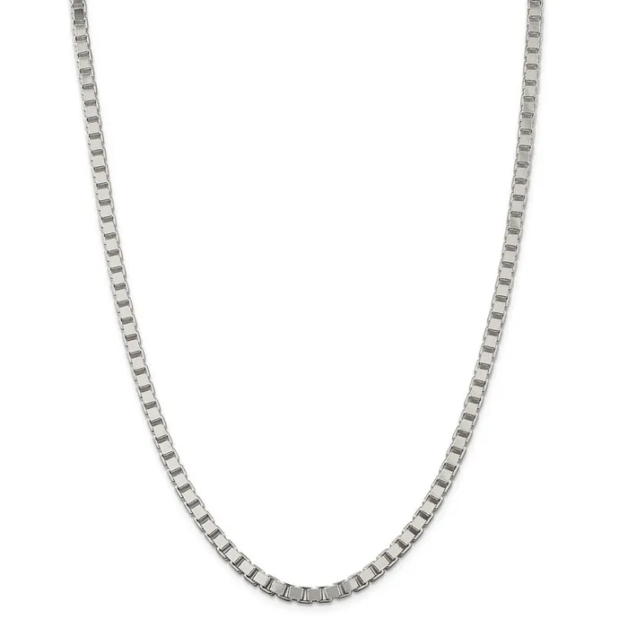 Rings WB Choice Jewelry Sterling Silver 45mm Box ChainWBCQBX10030
