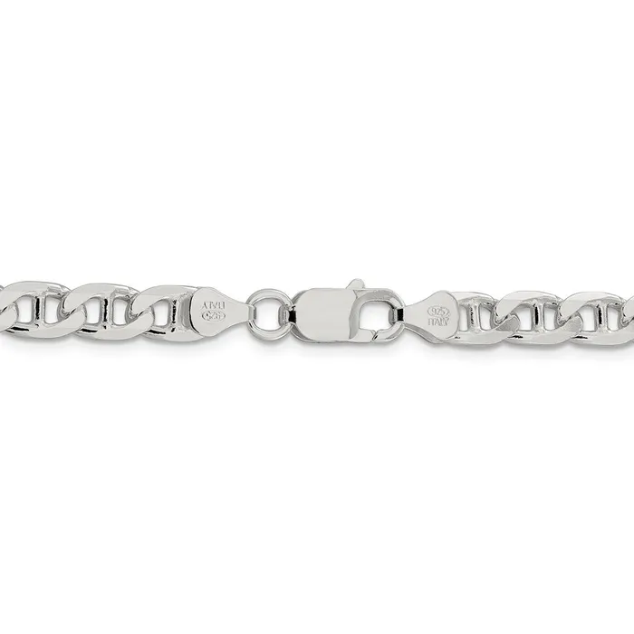 Rings WB Choice Jewelry Sterling Silver 65mm Flat Cuban Anchor ChainWBCQFAN1808 Rings WB Choice Jewelry Sterling Silver 65mm Flat Cuban Anchor ChainWBCQFAN1808