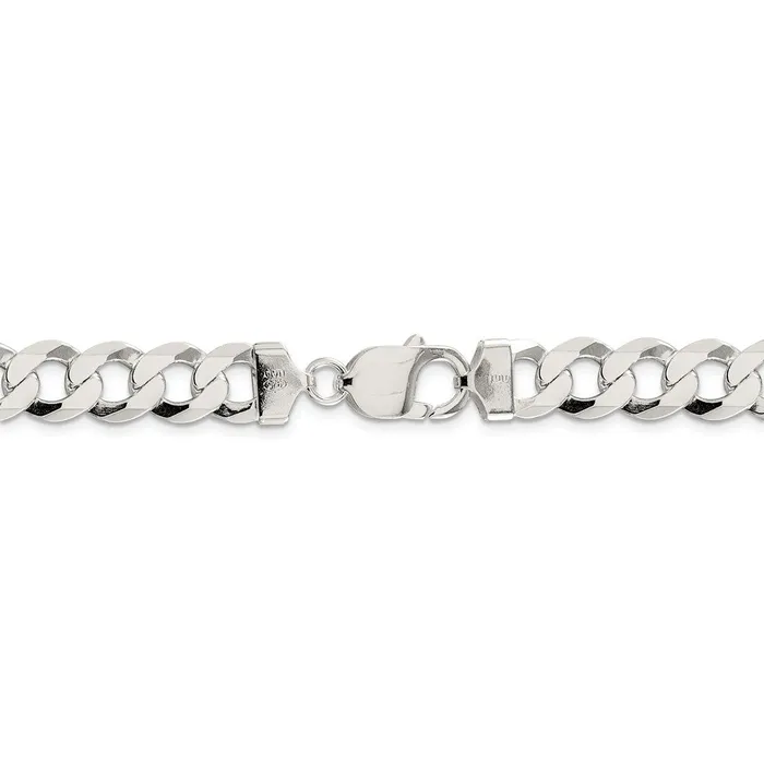 Rings WB Choice Jewelry Sterling Silver 975mm Flat Curb ChainWBCQLB2509 Rings WB Choice Jewelry Sterling Silver 975mm Flat Curb ChainWBCQLB2509