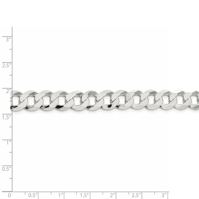 Rings WB Choice Jewelry Sterling Silver 975mm Flat Curb ChainWBCQLB2509 Rings WB Choice Jewelry Sterling Silver 975mm Flat Curb ChainWBCQLB2509