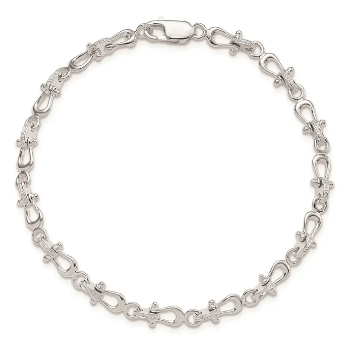 Sterling Silver Polished Mariners Shackle Link BraceletWBCQH5589775 WB Choice Jewelry Bracelets Sterling Silver Polished Mariners Shackle Link BraceletWBCQH5589775 WB Choice Jewelry Bracelets