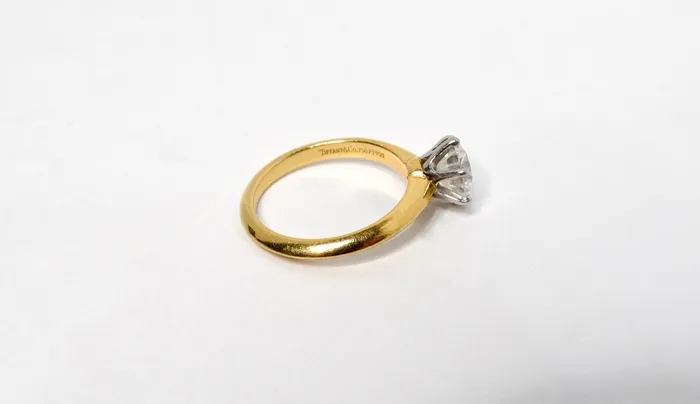 Tiffany Co GIA Certified 132 Carat Round Brilliant Diamond Engagement Ring Vintage by Misty Rings