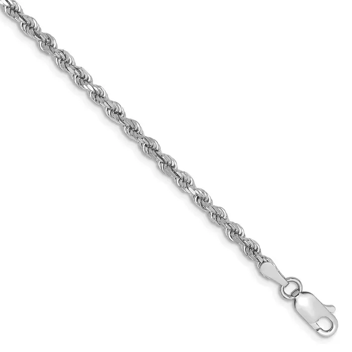 WB Choice Jewelry 10k White Gold 275mm Diamondcut Rope ChainWBC10K021W8 Rings WB Choice Jewelry 10k White Gold 275mm Diamondcut Rope ChainWBC10K021W8 Rings