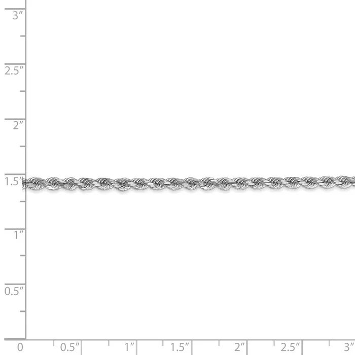 WB Choice Jewelry 10k White Gold 275mm Diamondcut Rope ChainWBC10K021W8 Rings WB Choice Jewelry 10k White Gold 275mm Diamondcut Rope ChainWBC10K021W8 Rings