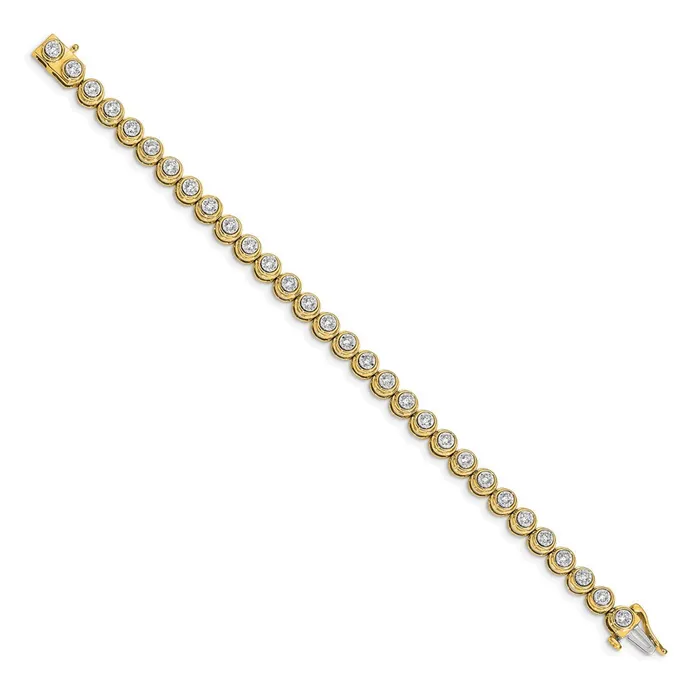 WB Choice Jewelry Bracelets 14k Diamond Circle Link BraceletWBCBM4653100YA WB Choice Jewelry Bracelets 14k Diamond Circle Link BraceletWBCBM4653100YA