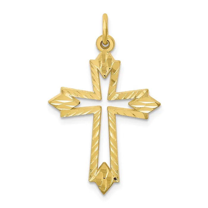 WB Choice Jewelry Charm Necklaces 10k Cross CharmWBC10C68