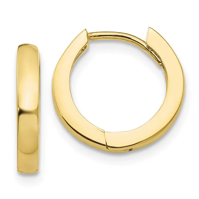 WB Choice Jewelry Earrings 10K Hinged Hoop EarringsWBC10TM607