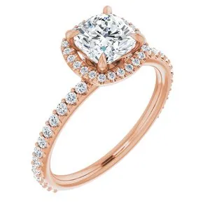 WB Choice Jewelry Rings 14K Rose 6 mm Cushion Forever One Moissanite 13 CTW Diamond Engagement Ring 653387691PSTWBC WB Choice Jewelry Rings 14K Rose 6 mm Cushion Forever One Moissanite 13 CTW Diamond Engagement Ring 653387691PSTWBC