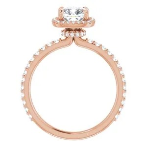 WB Choice Jewelry Rings 14K Rose 6 mm Cushion Forever One Moissanite 13 CTW Diamond Engagement Ring 653387691PSTWBC WB Choice Jewelry Rings 14K Rose 6 mm Cushion Forever One Moissanite 13 CTW Diamond Engagement Ring 653387691PSTWBC