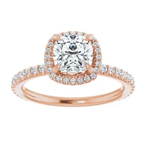 WB Choice Jewelry Rings 14K Rose 6 mm Cushion Forever One Moissanite 13 CTW Diamond Engagement Ring 653387691PSTWBC WB Choice Jewelry Rings 14K Rose 6 mm Cushion Forever One Moissanite 13 CTW Diamond Engagement Ring 653387691PSTWBC