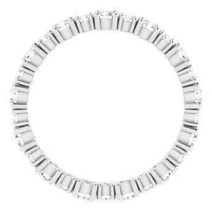 WB Choice Jewelry Rings 14K White 1 CTW Diamond Eternity Band 12362860011PSTWBC WB Choice Jewelry Rings 14K White 1 CTW Diamond Eternity Band 12362860011PSTWBC