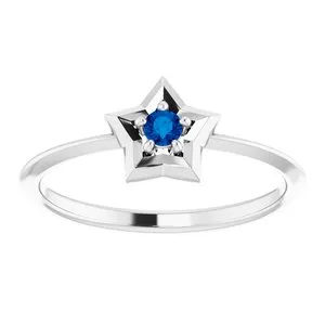 WB Choice Jewelry Rings 14K White 3 mm Round September Youth Star Birthstone Ring653419623PSTWBC WB Choice Jewelry Rings 14K White 3 mm Round September Youth Star Birthstone Ring653419623PSTWBC