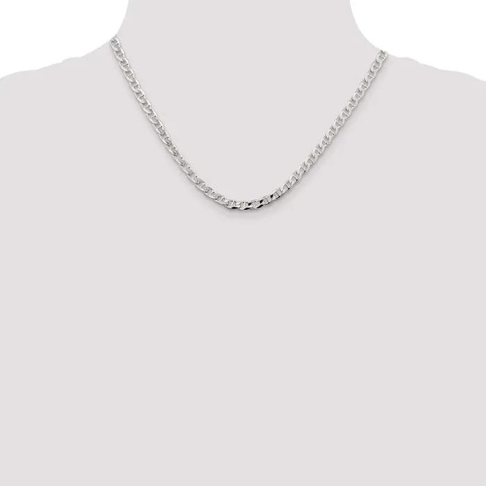 WB Choice Jewelry Rings Sterling Silver 465mm Flat Cuban Anchor ChainWBCQFAN12018 WB Choice Jewelry Rings Sterling Silver 465mm Flat Cuban Anchor ChainWBCQFAN12018