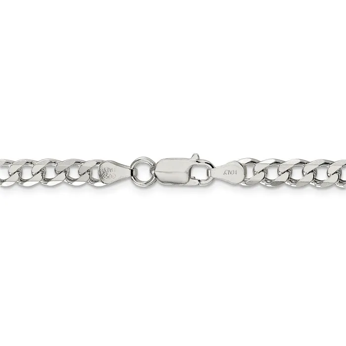 WB Choice Jewelry Rings Sterling Silver 6mm Curb ChainWBCQCB15030 WB Choice Jewelry Rings Sterling Silver 6mm Curb ChainWBCQCB15030